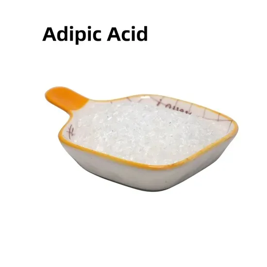 Suministro de fábrica Material químico Polvo blanco Pureza Ácido adípico